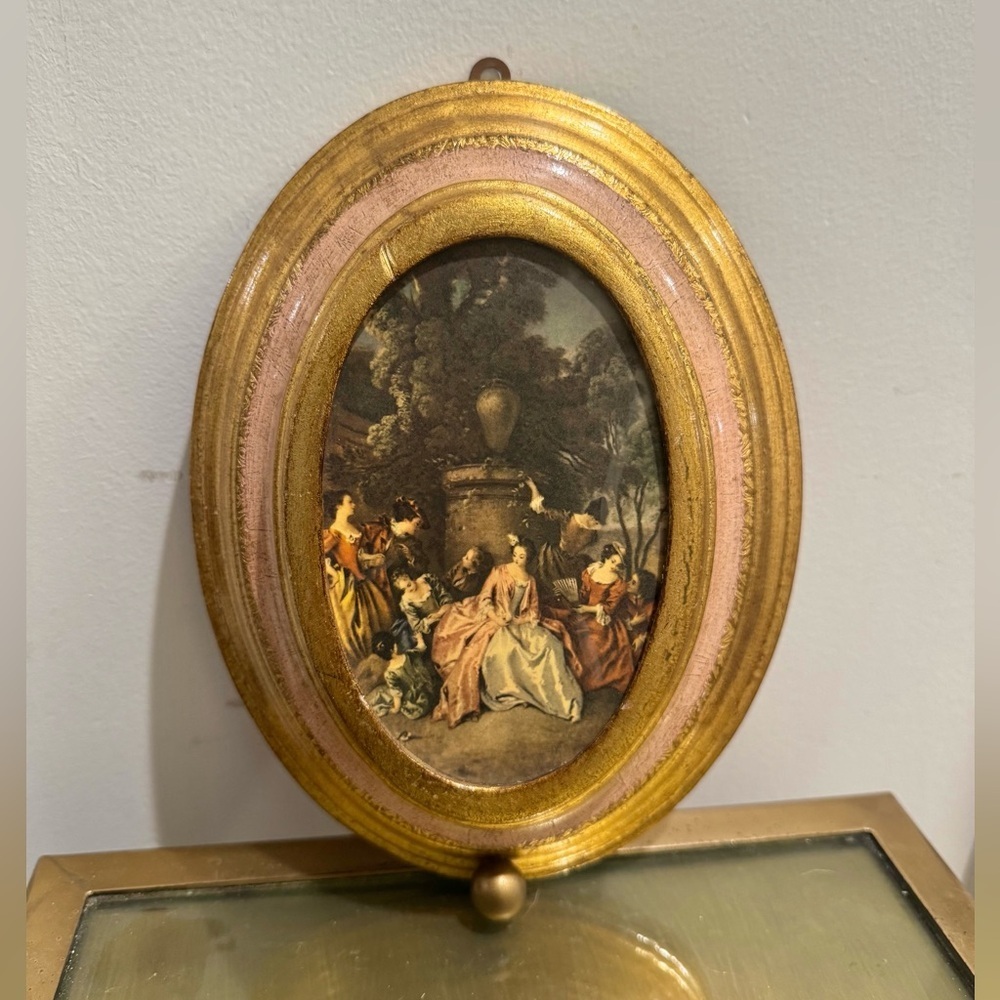 Gold Reuge Swiss musical movement wall art